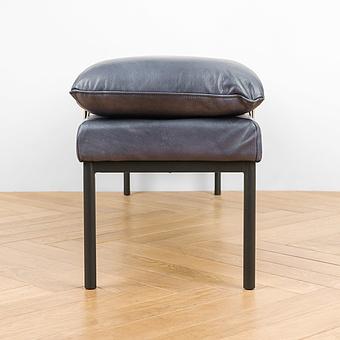 Оттоманка Derby Ottoman RM натуральная кожа Dark Blue Master